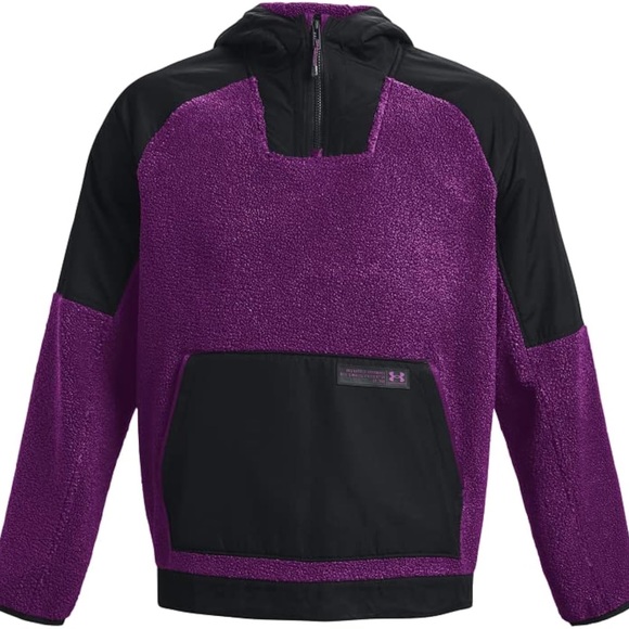 UNDER ARMOUR S M L XL Mission Boucle Anorak Hoodie Jacket Rivalry (514) Zip - Picture 6 of 12